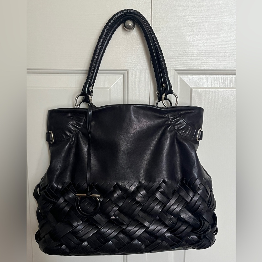 Beautiful Salvatore Ferragamo Leather Tote Bag
